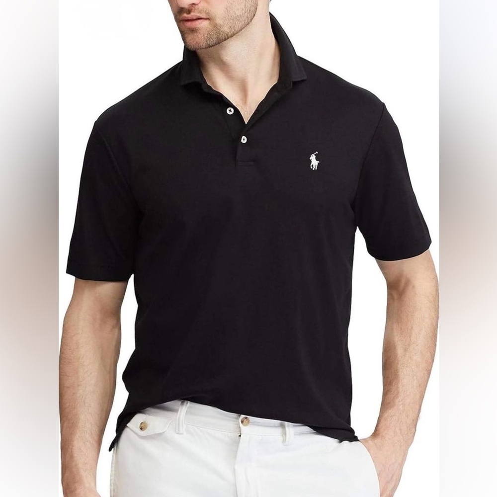 2/60$ Men’s POLO RALPH‎ LAUREN black polo size XL